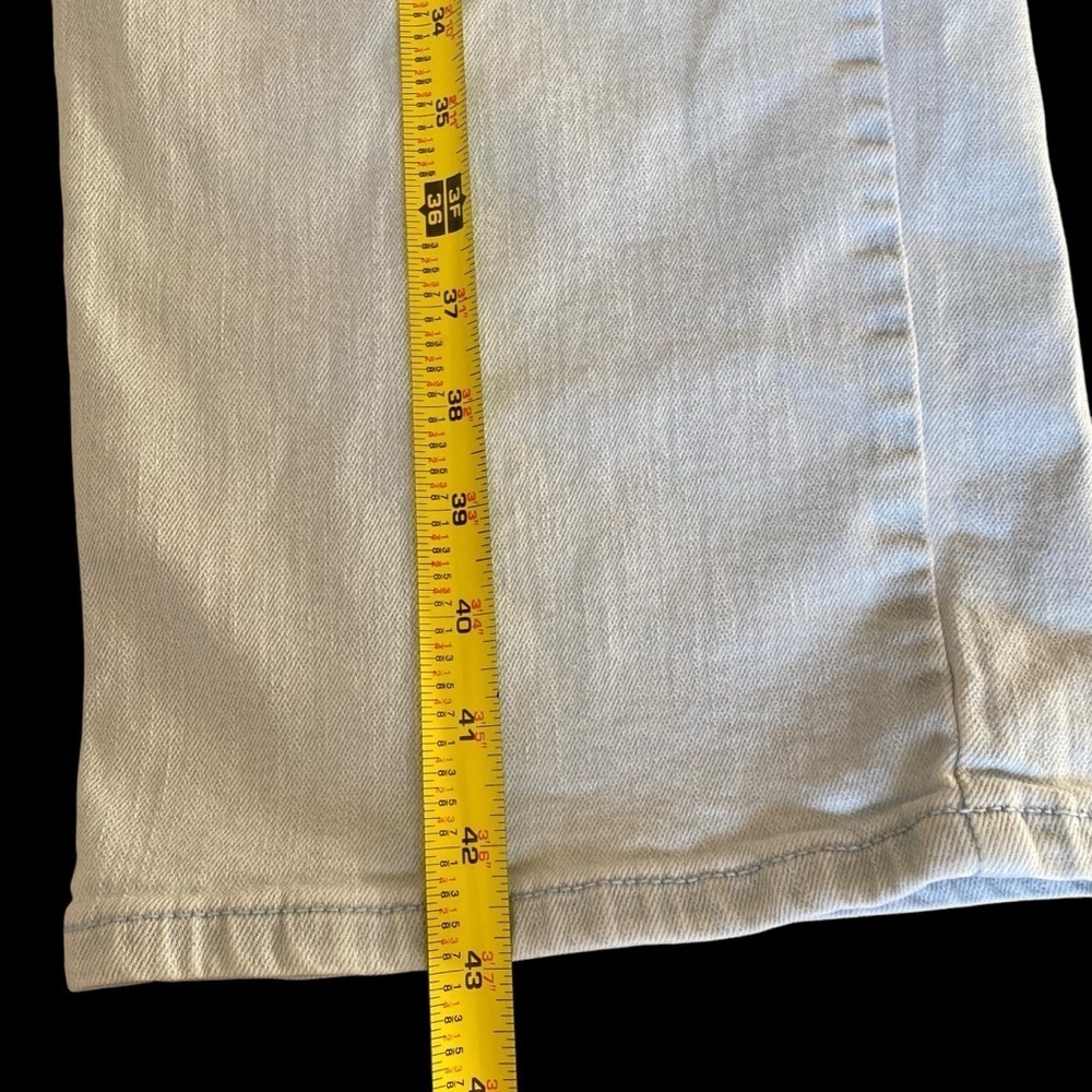 J. Jill Women’s High Rise Full Leg Light Blue Denim Zip Fly Jean SZ 12 Tall EUC - Picture 7 of 10
